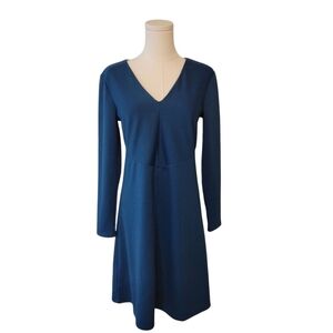 Ann Taylor Green Fit and Flare Dress Size Small